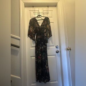 floral maxi dress